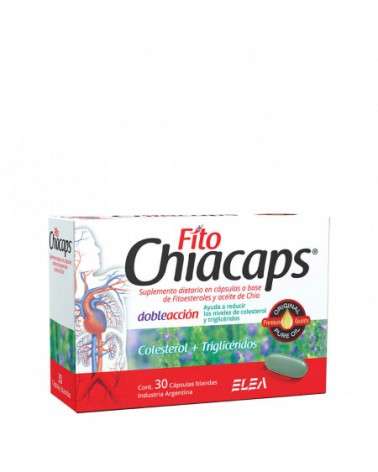 Fitochiacaps - Capsulas A Base De Fitoesteroles Y Aceite De Chia X 30 Elea - 1