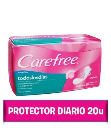 Protectores Diarios Carefree Todos Los Dias X 20 Un Carefree - 1