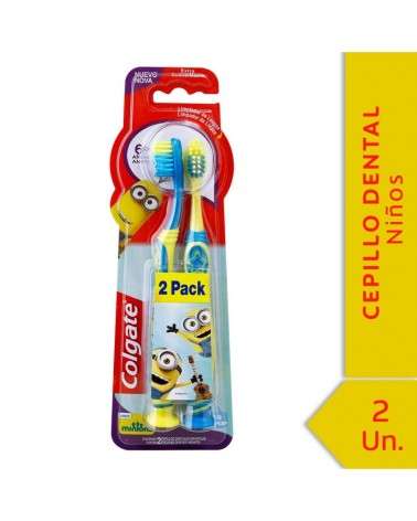 Cepillo Dental Colgate - Smiles Minions 6+ Años 2Unid Colgate - 1