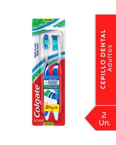 Cepillo Dental Colgate - Triple Acción Medio 2Unid Colgate - 1