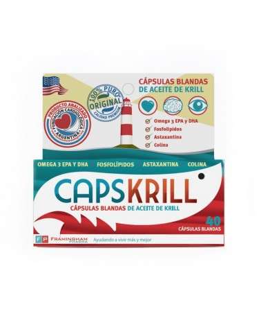 Capskrill - Suplemento Dietario x40Cap Framingham Pharm - 1