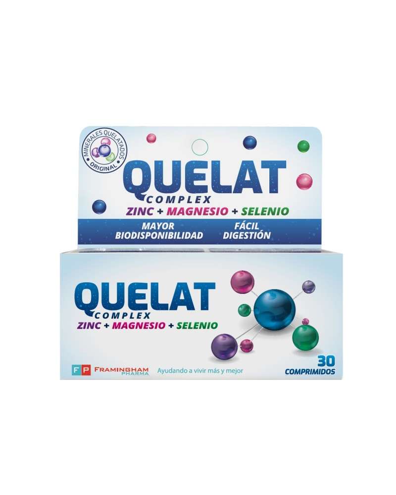 QUELAT - COMPLEX 30 COMPRIMIDOS Framingham Pharm - 1