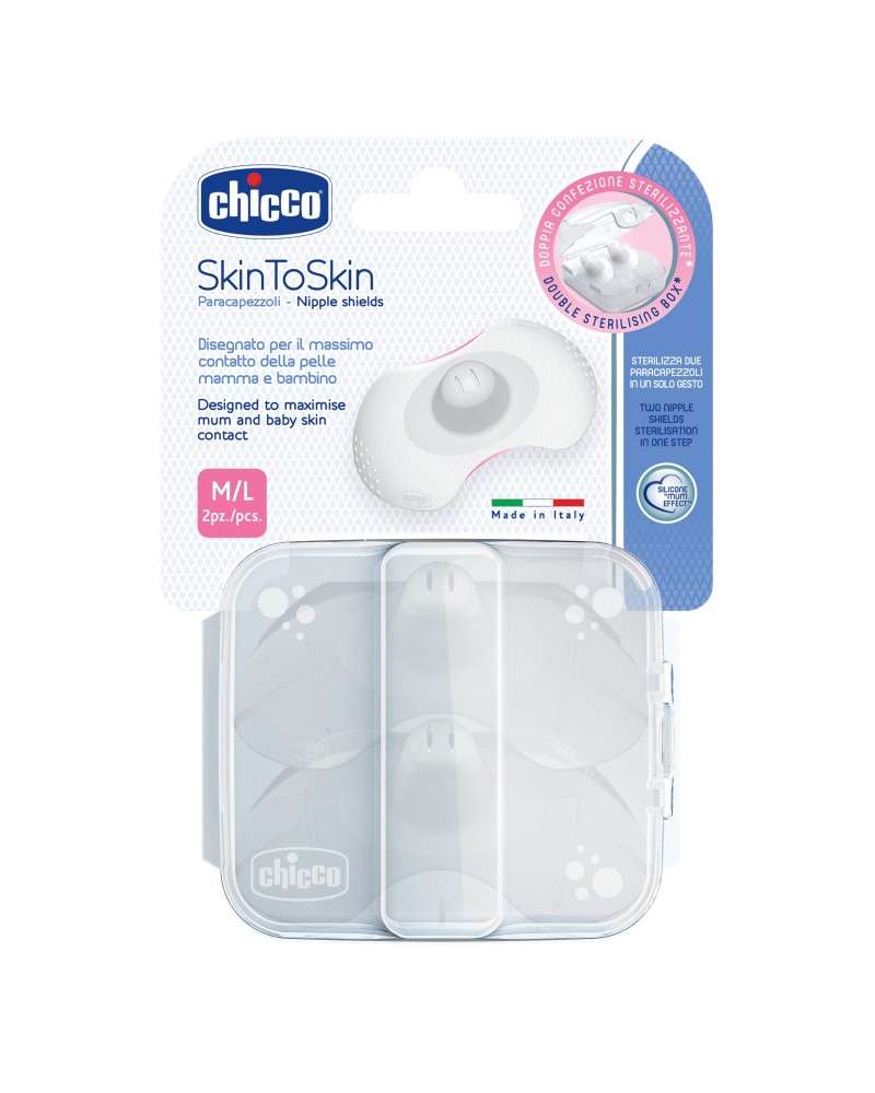 Chicco - Pezonera Silicona Skintoskin M/L Chicco - 1