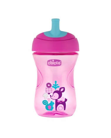 Chicco - Vasos Advanced Nena +12M (2En1 Antigoteo O Flujo Libre) 266Ml Chicco - 2